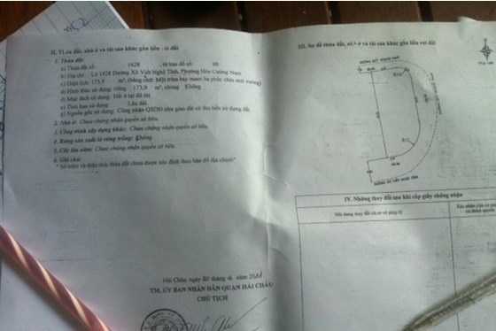 Bán đất 3 mặt tiền đường Xô Viết Nghệ Tĩnh 