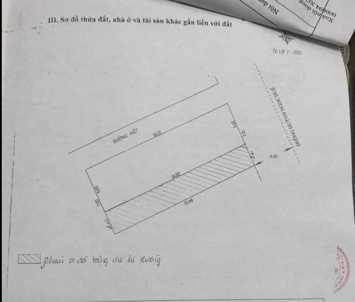 Bán đất mặt tiền đường Huỳnh Ngọc Huệ 