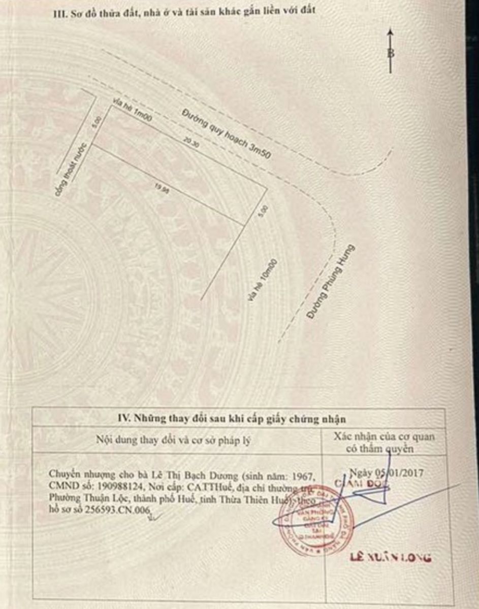 Bán Đất Biển 2 Mặt Tiền Đường Phùng Hưng Đà Nẵng