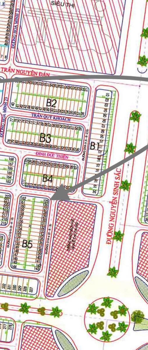 Bán Đất 2 Mặt Tiền Hoà Minh 25 và Hoà Minh 26 Đà Nẵng