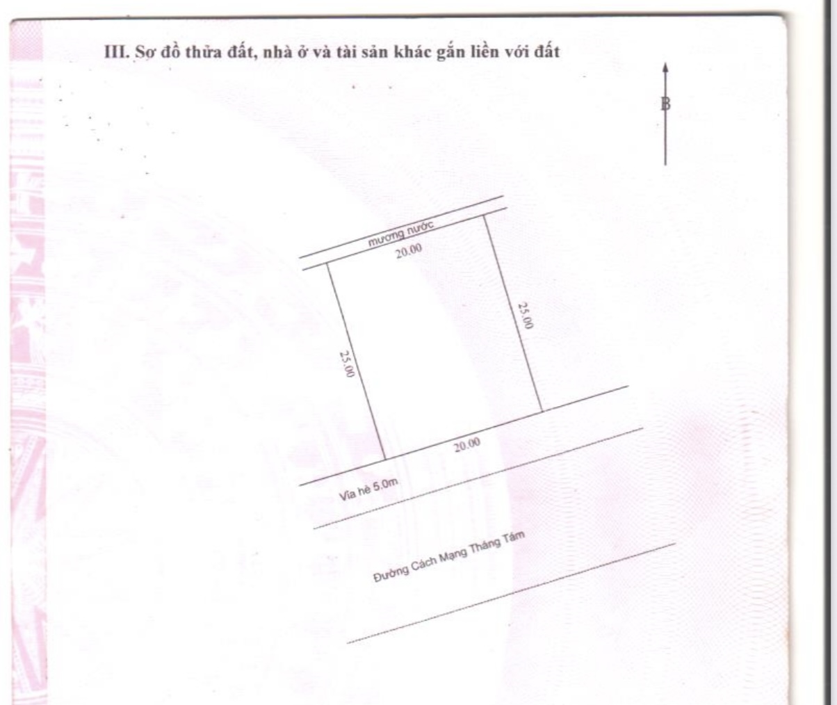 Bán 500m2 Đất Đường Cách Mạng Tháng Tám Đà Nẵng 